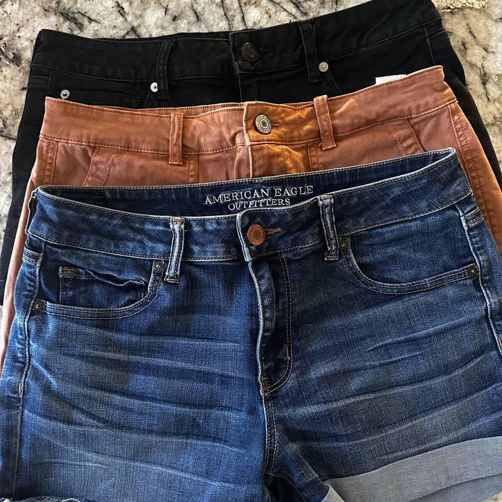 American Eagle Denim and Chino Shorts Bundle